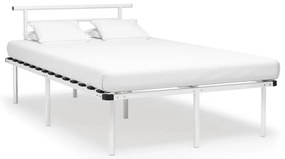 Estrutura de cama 120x200 cm metal branco