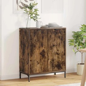 vidaXL Buffet Carvalho fumado 69.5 x 33 x 82 cm Madeira processada