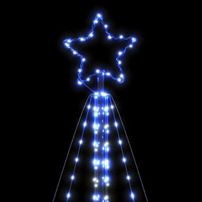 LED Árvore de Natal 615 LEDs Azul 404,5 cm