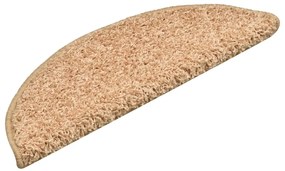 Tapete/carpete para degraus 15 pcs 56x17x3 cm dourado