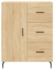 Armário alto 69,5x34x180 cm derivados de madeira cor sonoma