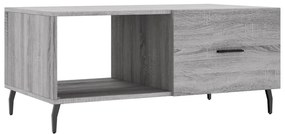 Mesa de centro 90x50x40 cm derivados de madeira cinzento sonoma