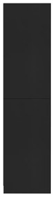 Roupeiro 100x50x200 cm derivados de madeira preto