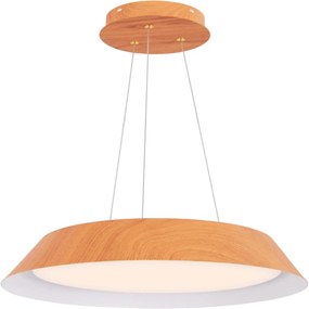 Candeeiro de teto de 21 W com montagem em grão de madeira Candeeiro suspenso com estrutura metálica LED Candeeiro suspenso para quarto Candeeiro suspe