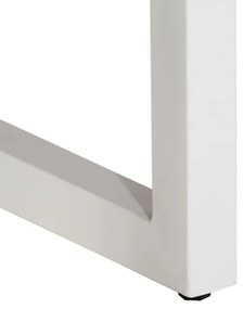 Mesa consola 110x35x76 cm mangueira maciça/ferro castanho