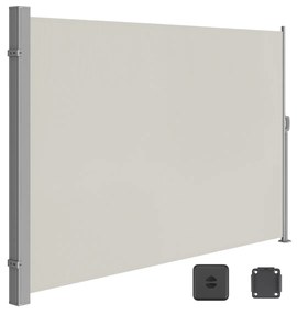 Toldo lateral para varanda com proteção de privacidade | SONGMICS | bege | GSA205E02.