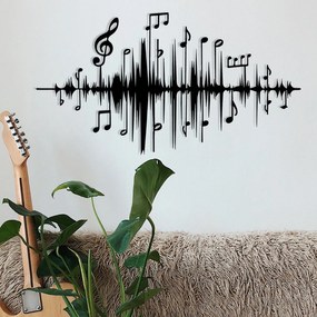 Acessório Decorativo de Parede Lal – Preto – 69 x 37 cm