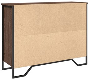 Aparador 97x32,5x74,5 cm derivados de madeira carvalho castanho