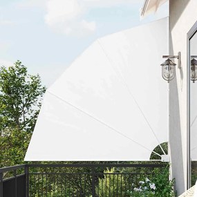 vidaXL Tela de Privacidade para Varanda Branco 210 x 210 cm tecido