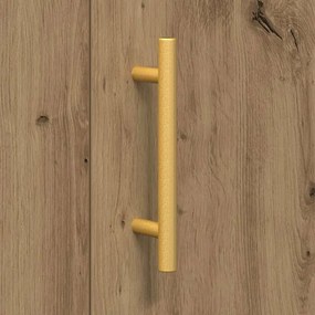 Aparador Artisan Carvalho 90x34x80 cm Madeira Engenharia