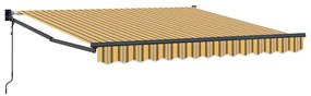 Toldo Retrátil Automático Multicolorido 350x250 cm