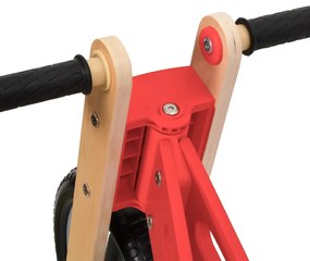 Bicicleta de equilíbrio para crianças vermelho