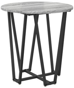 Conjunto de Mesas de Apoio 2 pcs Cinza Sonoma em Madeira e Metal