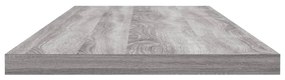 Prateleiras de parede 4pcs derivados de madeira cinzento sonoma