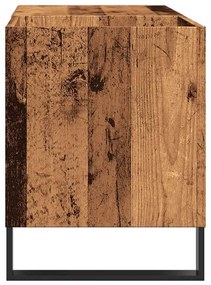 Armário p/ discos 84,5x38x48 cm derivados madeira madeira velha