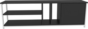 Suporte de TV Oneida – Branco e Antracite – 140 cm x 35,3 cm x 50,8 cm