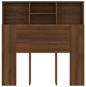 Armário de cabeceira 100x19x103,5 cm cor carvalho castanho