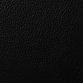 Cadeiras de jantar 6 pcs couro artificial preto