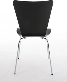 Conjunto de 2 cadeiras cozinha e jantar Aaron 43 x 84 x 50 cm Preto