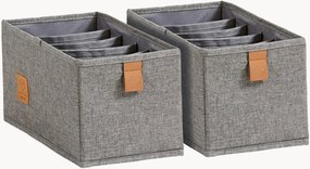 Organizadores com 6 compartimentos Premium, conjunto de 2