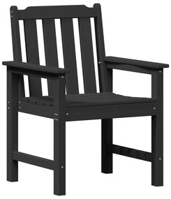 Cadeiras de Jantar 2 pcs Preto HDPE