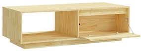 Mesa de centro 110x50x33,5 cm madeira de pinho maciça
