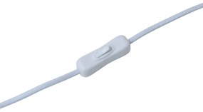 Candeeiro de pé moderno madeira com abajur bege - Stojon