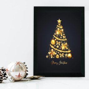Quadro Decorativo em MDF com Moldura SC127345 – Multicolor – 24 x 29 c