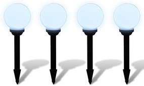 Candeeiros de exterior 4 pcs LED 15 cm com estacas de enterrar