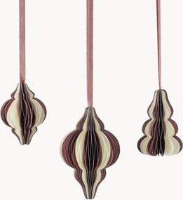 Ornamentos de Natal Paulinia, conjunto de 3