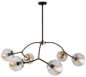 Candeeiro de Teto Kromozom – Preto – 90 x 90 cm