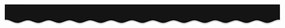 Toldo Valance pra Estrutura de 3,5 m Preto 3,3x0,2 m