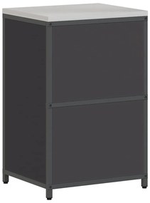 Armário de Armazenamento para Cozinha Preto 60 x 50 x 92 cm Aço