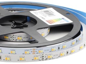 Fita de LED SMD2835, DC24V, 5m (112 Led/m), 112W, IP20, Branco Duplo