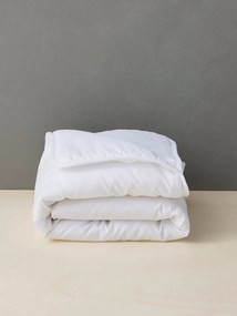 Edredon em microfibra, resistente a altas temperaturas, para bebé branco