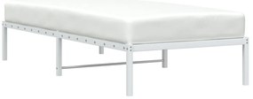 Estrutura de cama metal 90x200 cm branco