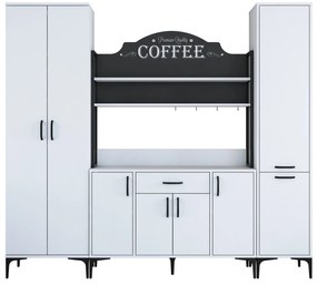 Armário Multiusos JE150 – Branco – 220x198,6x40 cm