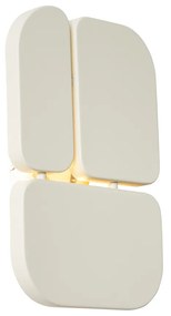 Candeeiro de Parede Design Bege 3-Luzes - Planes Design