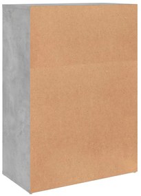 Aparadores 2 pcs 60x31x84 cm derivados madeira cinzento cimento