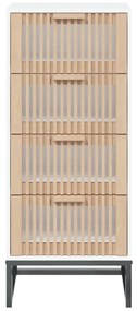 Aparador alto 40x30x95 derivados de madeira branco