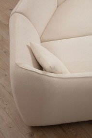 Sofá de Canto Mentis – Creme – 360x108x79 cm