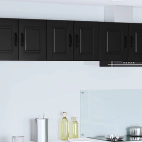 vidaXL Armário de Cozinha com prateleira 2 pcs Preto 30 x 31 x 40 cm