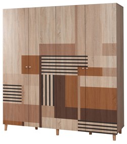 Roupeiro Loni – Sonomo – 180x192x52 cm