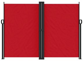 Toldo lateral retrátil 180x1200 cm vermelho