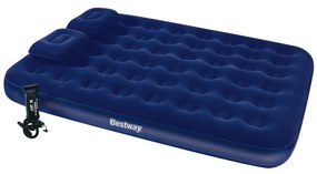 Bestway Colchão insuflável com almofada e bomba ar 203x152x22 cm 67374