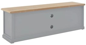 Móvel de TV 120x30x40 cm madeira cinzento