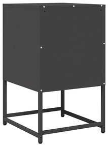 Mesa de cabeceira 36x39x60,5 cm aço laminado a frio preto