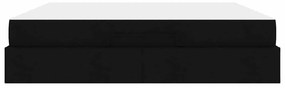 Estrutura da Cama Outros com armazenamento Preto 180 x 200 cm tecido
