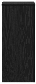 Suportes para Plantas 2 peças Carvalho Preto 30x30x70 cm Madeira de En