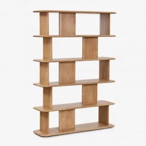 Estante Em Madeira De Mangueira Miller 120 X 165 Cm - Sklum